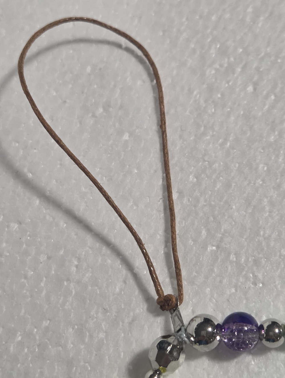Handmade Multicolor Beaded Cell Phone Strap - Picture 8 of 11